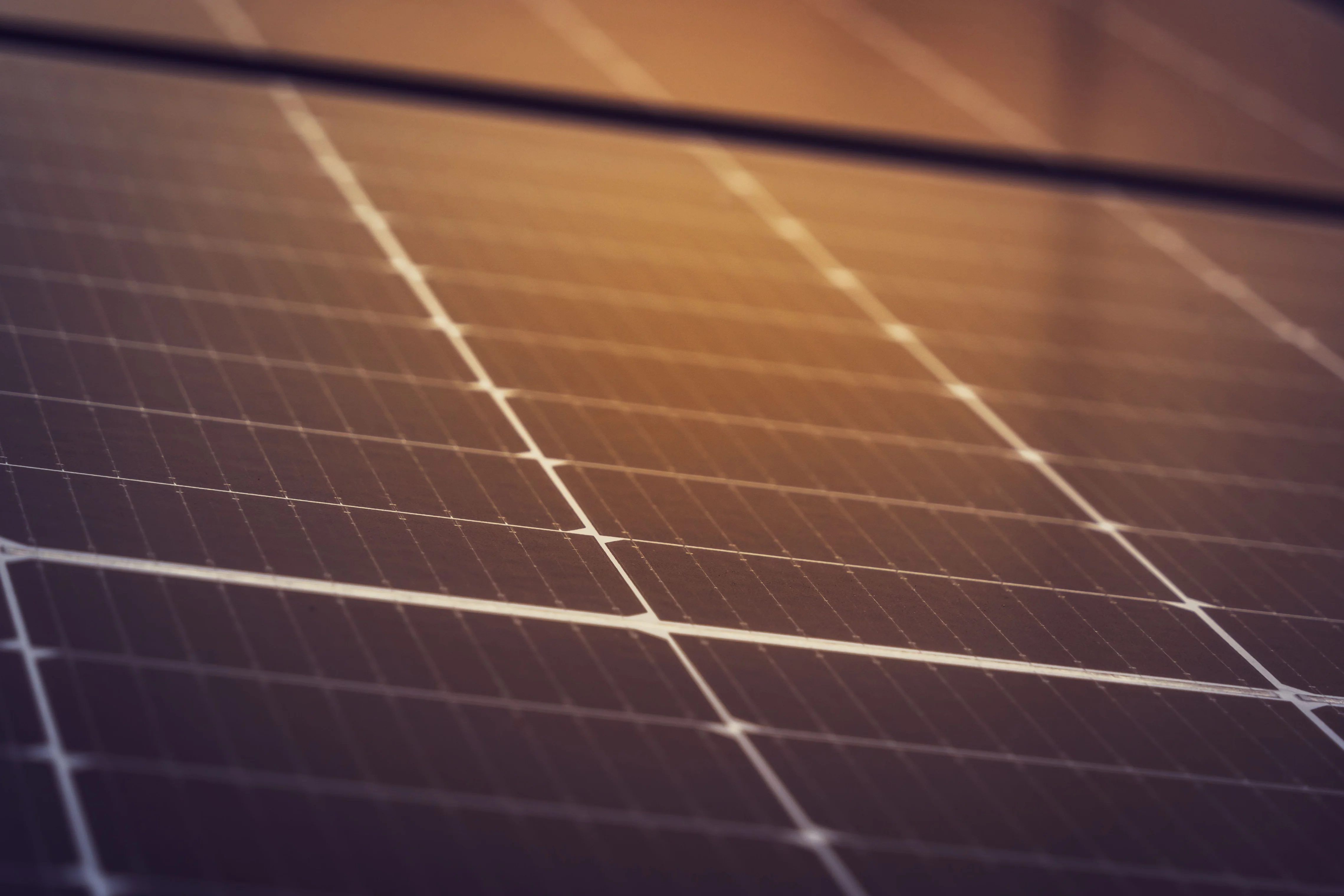 Solar panels installed on a residential property
